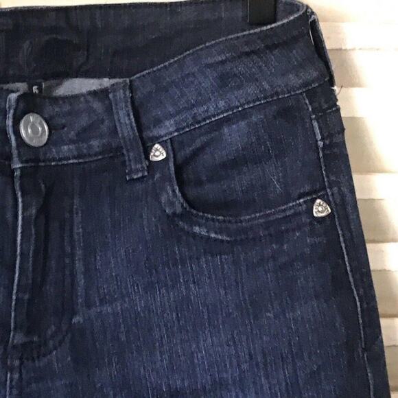 Kut From the Kloth Women's Dark Stretch Denim Mid Rise Boot Cut Jeans Size 6 - Picture 6 of 11